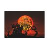 91638-61.jpg Halloween Mansion and Moon Standard Canvas