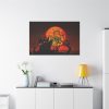 91638-62.jpg Halloween Mansion and Moon Standard Canvas