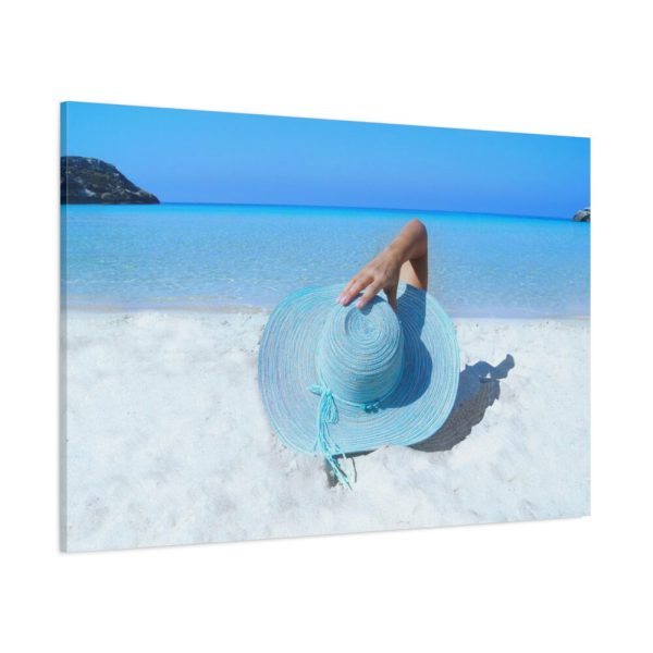 Woman On The Beach Standard Canvas