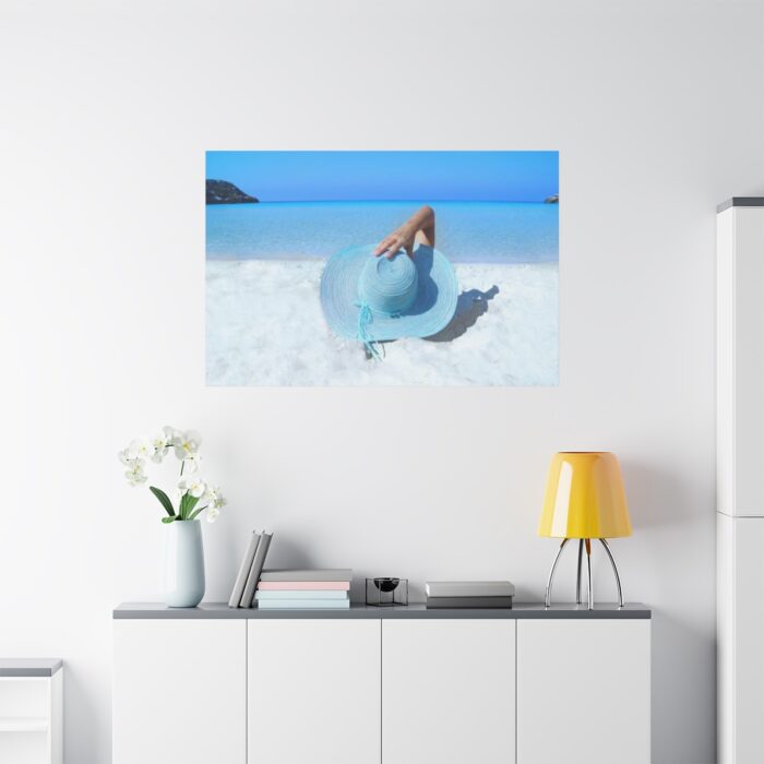 Woman On The Beach Standard Canvas - Image 3