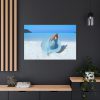 Woman On The Beach Standard Canvas