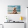 Young Woman On The Beach Standard Canvas