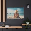 Young Woman On The Beach Standard Canvas