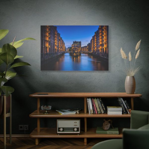 91638-650.jpg Canal Reflection Standard Canvas