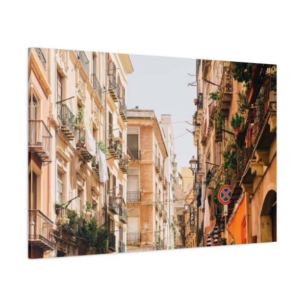 91638-651.jpg Vintage Neighborhood in Cagliari Standard Canvas