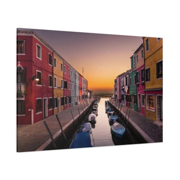 91638-656.jpg Sunset in Burano Standard Canvas
