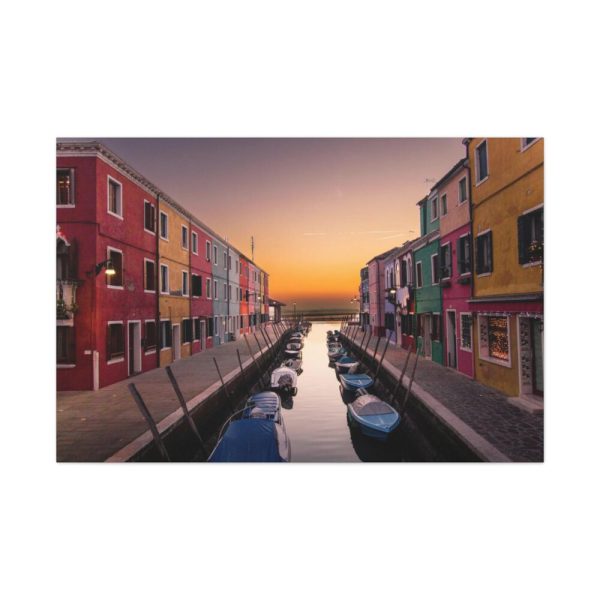 91638-657.jpg Sunset in Burano Standard Canvas