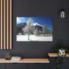 91638-669.jpg Blue Sky Cold Daylight Fosty Trees Standard Canvas