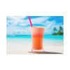 Tropical Drink On The Beach Standard Canvas
