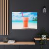 Tropical Drink On The Beach Standard Canvas