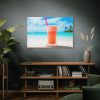 Tropical Drink On The Beach Standard Canvas