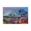 Vintage Hawaiian Bus Standard Canvas