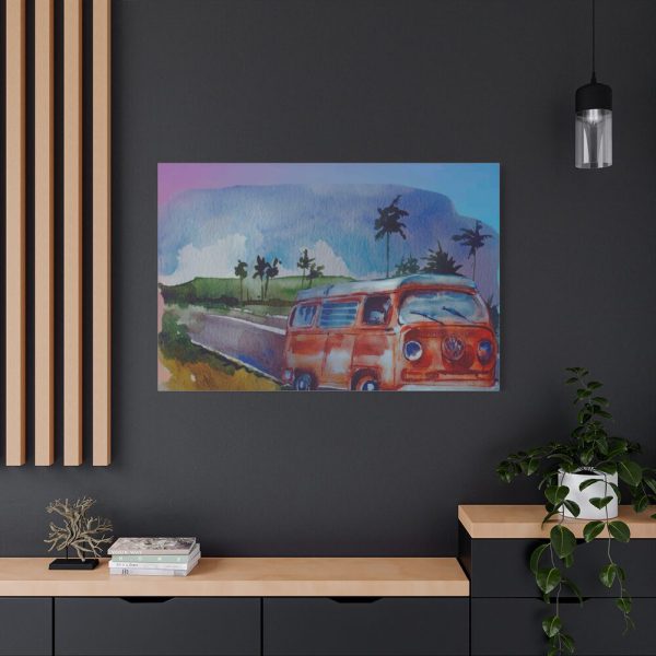 Vintage Hawaiian Bus Standard Canvas