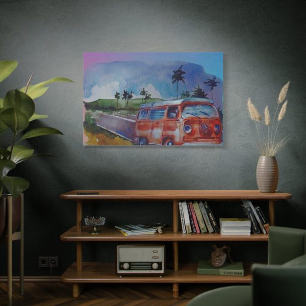 Vintage Hawaiian Bus Standard Canvas