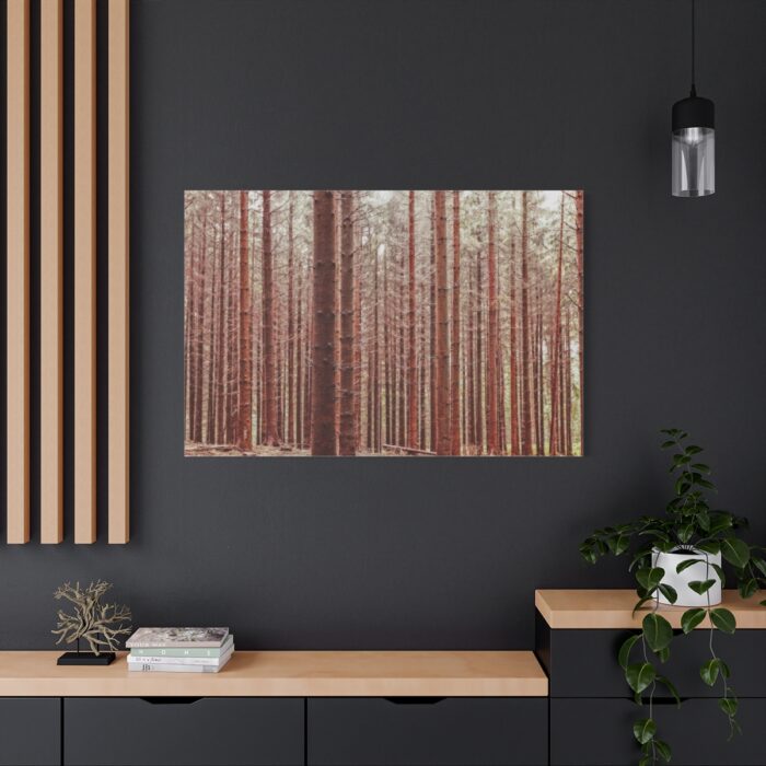 Forest Trees in Autumn Standard Canvas - Image 4