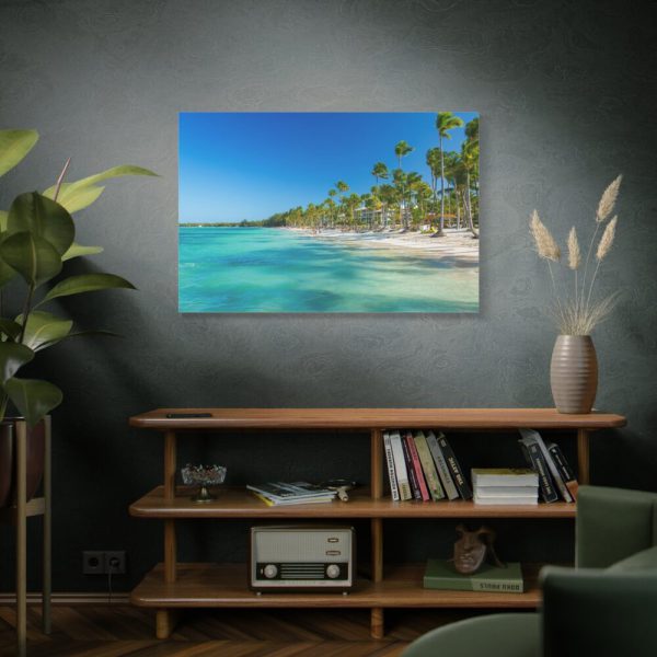 91638-695.jpg Palm Trees On The Beach Standard Canvas