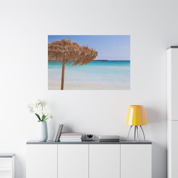 Parasol On The Beach Standard Canvas