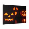 91638-70.jpg Halloween Pumpkin With Candles Inside Standard Canvas