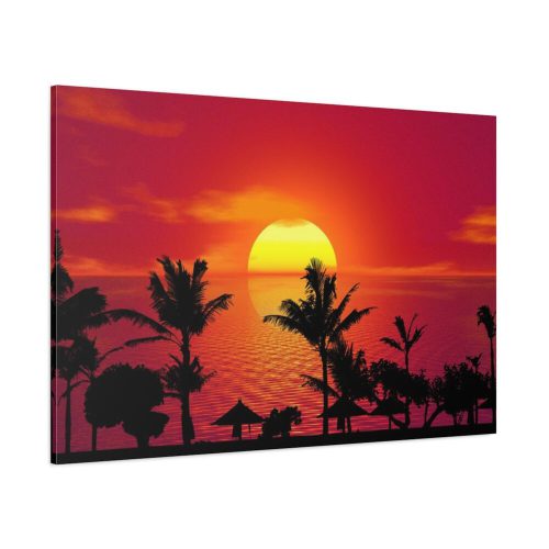 Orange Sky Standard Canvas