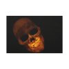 91638-76.jpg Human Skull in Dark Standard Canvas