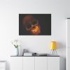 91638-77.jpg Human Skull in Dark Standard Canvas