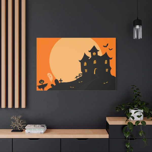 91638-83.jpg Haunted House Standard Canvas