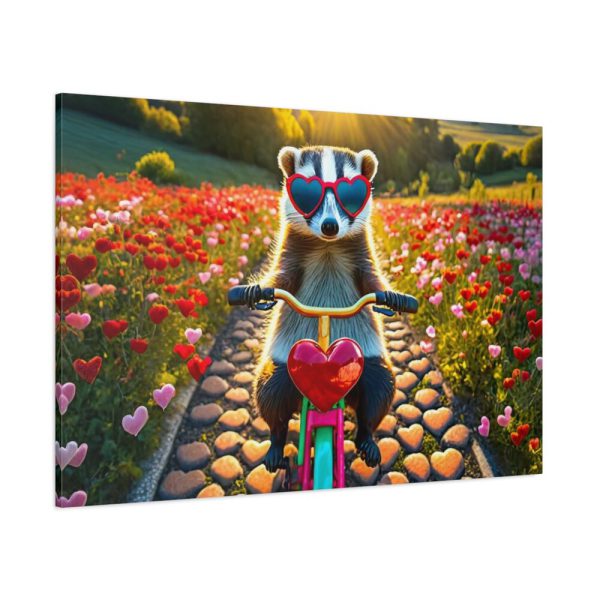 Animal on Bicycle Standard Canvas