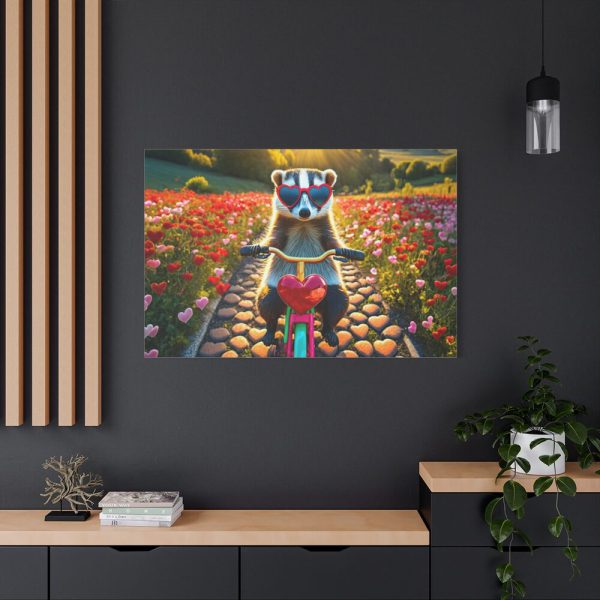 Animal on Bicycle Standard Canvas