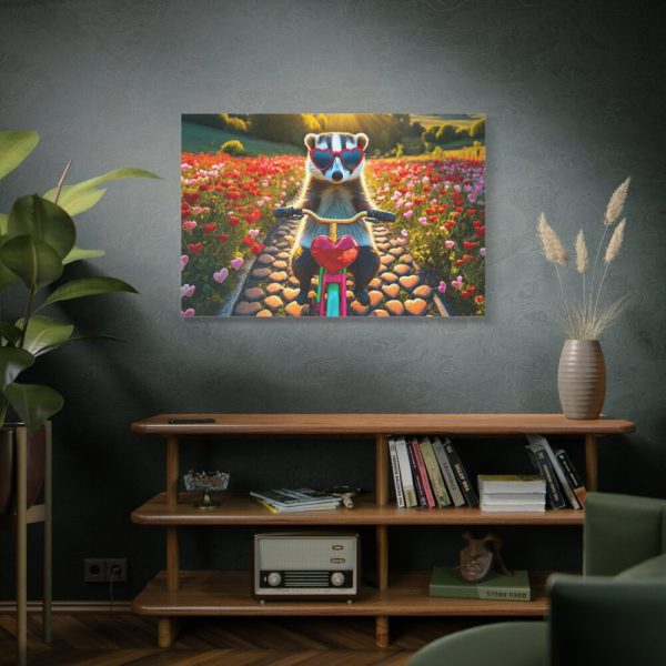 Animal on Bicycle Standard Canvas