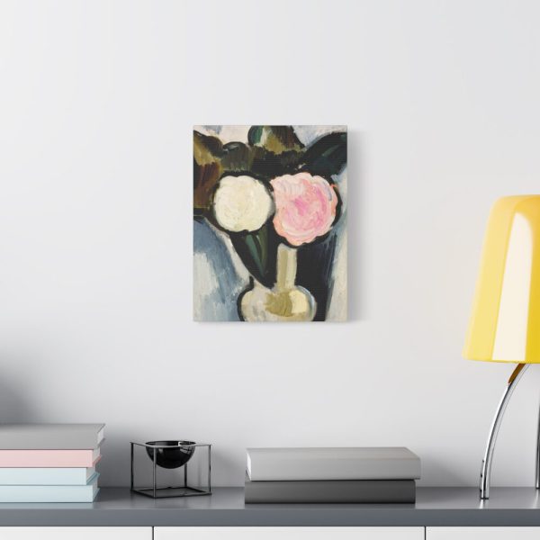 91641-2.jpg Pink and White Flowers in a Vase by Marsden Hartley Standard Canvas