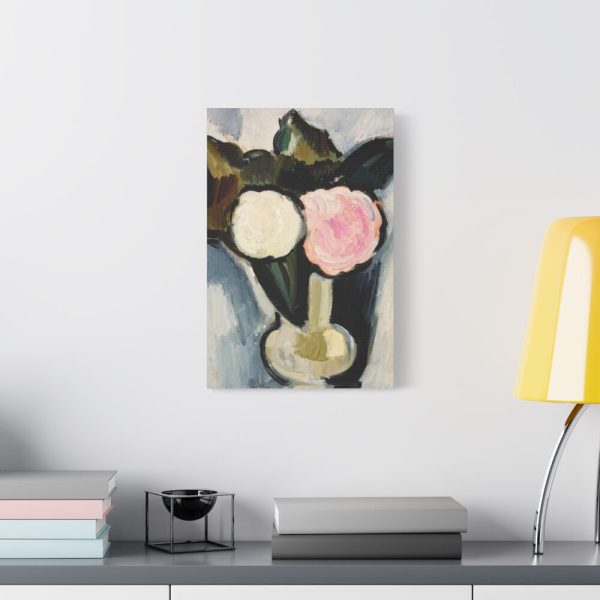 91644-2.jpg Pink and White Flowers in a Vase by Marsden Hartley Standard Canvas
