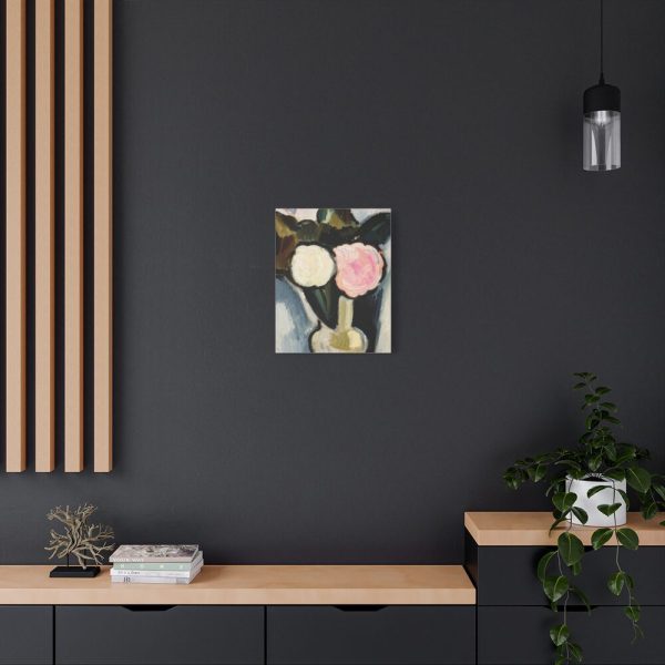 91646-3.jpg Pink and White Flowers in a Vase by Marsden Hartley Standard Canvas