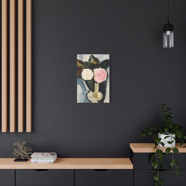 91647-3.jpg Pink and White Flowers in a Vase by Marsden Hartley Standard Canvas