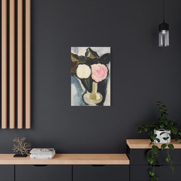 91650-3.jpg Pink and White Flowers in a Vase by Marsden Hartley Standard Canvas