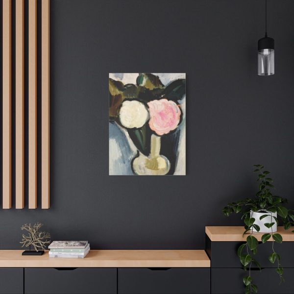 91652-3.jpg Pink and White Flowers in a Vase by Marsden Hartley Standard Canvas