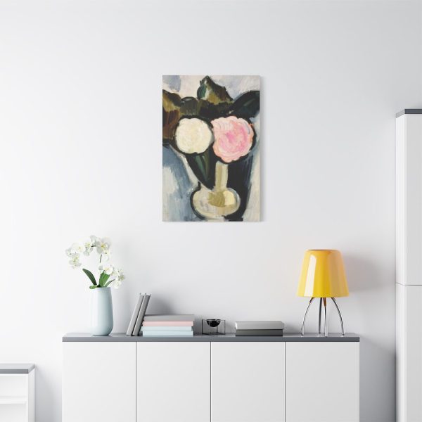 91653-2.jpg Pink and White Flowers in a Vase by Marsden Hartley Standard Canvas
