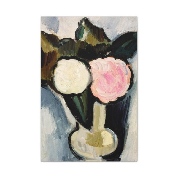 91653.jpg Pink and White Flowers in a Vase by Marsden Hartley Standard Canvas