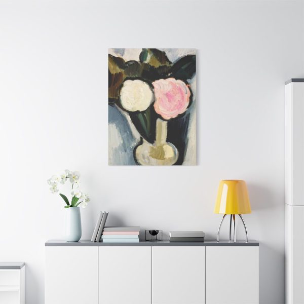 91654-2.jpg Pink and White Flowers in a Vase by Marsden Hartley Standard Canvas