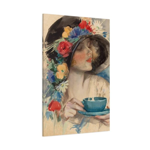 91655-100.jpg Vintage Coffee Drink Art Standard Canvas