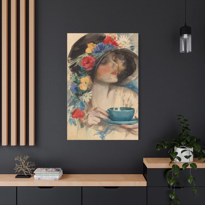 Vintage Coffee Drink Art Standard Canvas - Image 4