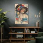 Vintage Coffee Drink Art Standard Canvas - Image 5