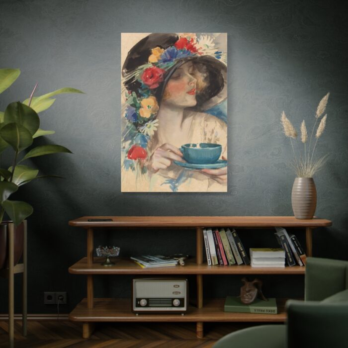 Vintage Coffee Drink Art Standard Canvas - Image 5