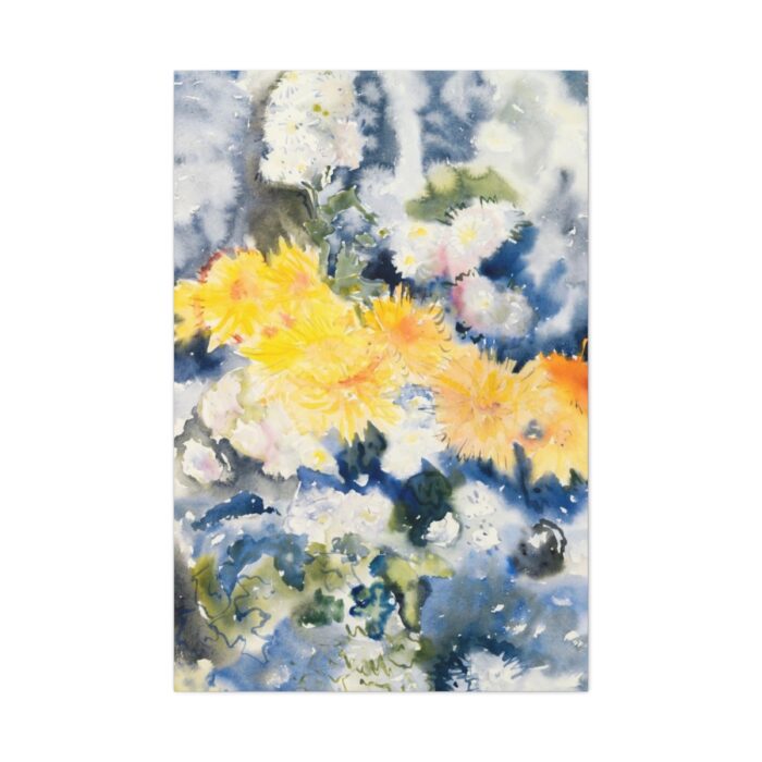 Yellow and Blue by Charles Demuth Standard Canvas - Image 2