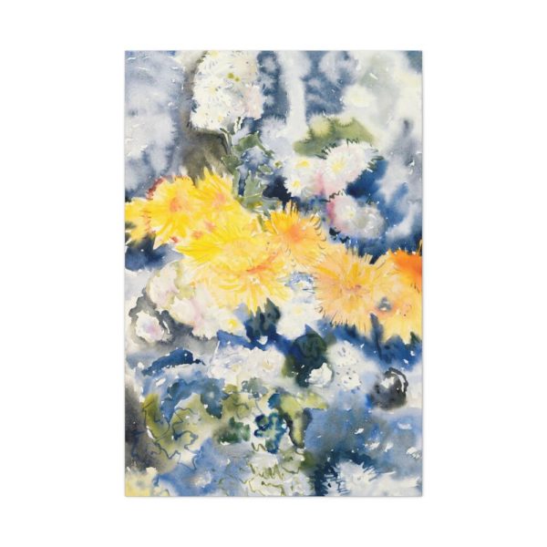 Yellow and Blue by Charles Demuth Framed Canvas