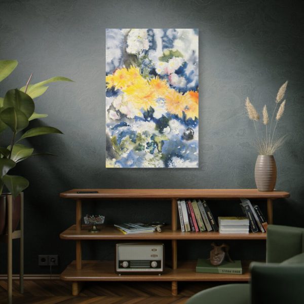 Yellow and Blue by Charles Demuth Framed Canvas