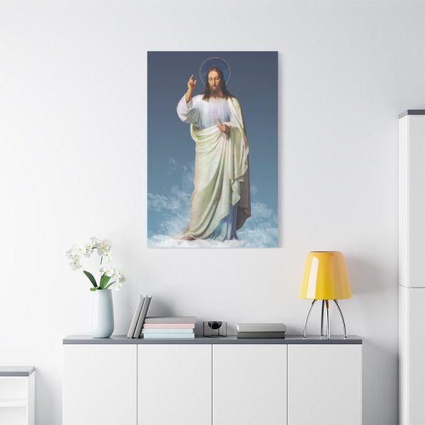91655-162.jpg Jesus Christ in the Clouds Standard Canvas