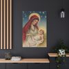 91655-168.jpg Vintage Christmas Jesus Mary Standard Canvas