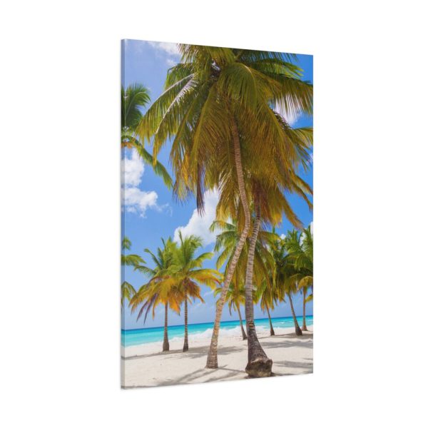 91655-185.jpg Palm Trees On The Beach Standard Canvas