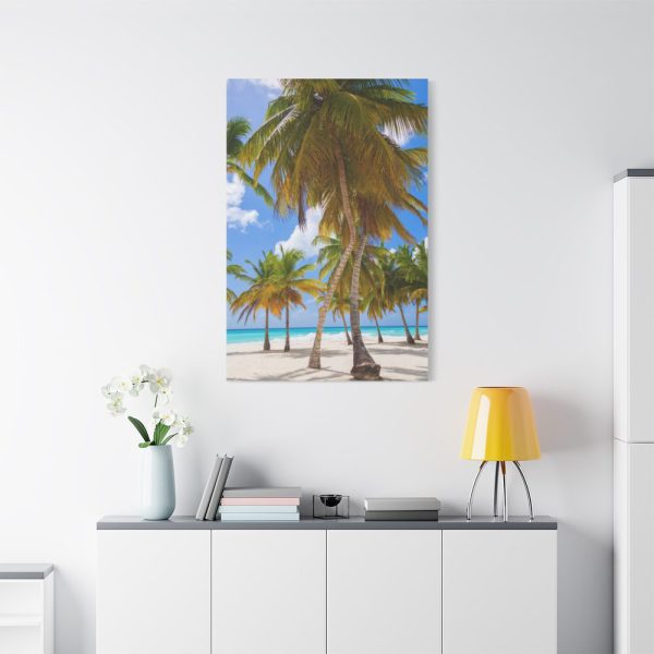 91655-187.jpg Palm Trees On The Beach Standard Canvas