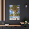 91655-188.jpg Palm Trees On The Beach Standard Canvas